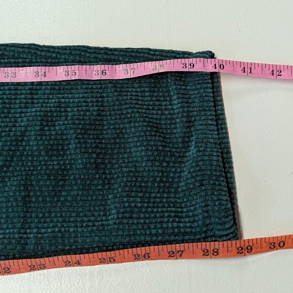 Forever 21 NWT Green Corduroy Pants and Gray Graphic Sweatshirt Size Small - Picture 6 of 16